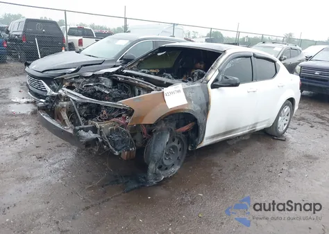 2014 Dodge Avenger Se из США, поврежденный, VIN 1C3CDZAB2EN149417